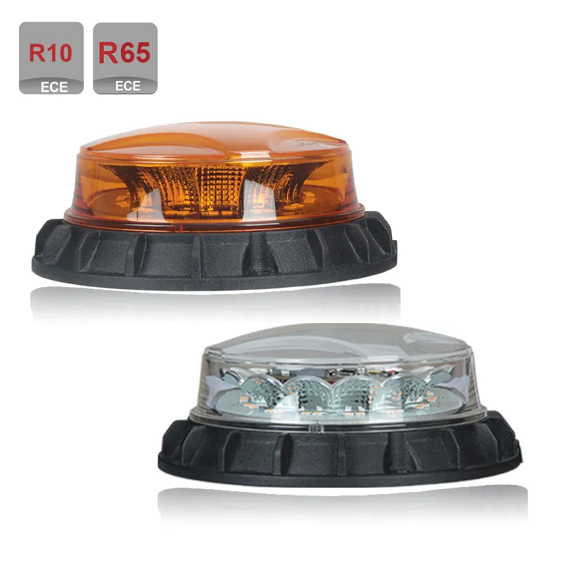 ECE R65 R10 Amber or White 10 types of flashing patterns flashing warning lights led beacon warning light