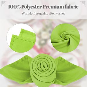 Vente chaude Couleur Unie Polyester <span class=keywords><strong>Serviette</strong></span> Tissu Satin Napperon Tissu Plié <span class=keywords><strong>Fleur</strong></span> pour Hôtel Restaurant Western Restaurant - Product Image 4
