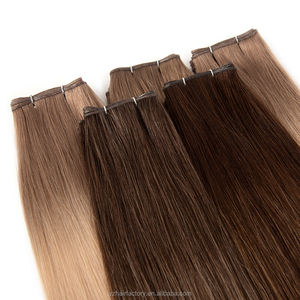ผมแท้รัสเซียแบบ Double Drawn เกรด 12A เนื้อผมตรงสลวยสีบลอนด์ Genius Weft ผมแท้เวอร์จิ้น 100% Genius Weft สำหรับต่อผม - Product Image 2