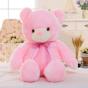 Orsetto di peluche luminoso color caramella in offerta speciale, orsetto abbracciabile, bambola per bambini, regalo di compleanno e Natale - Product Image 6