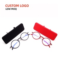 Lunettes de lecture rondes tendance 2026 avec technologie anti-lumière bleue, monture légère et résistante en TR90, et étui de rangement fin pour téléphone portable