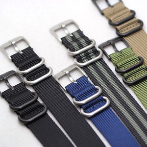 Su misura 18 millimetri 20 millimetri 22 millimetri 24 millimetri Heavy Duty Zulu Nylon Cinturino di Vigilanza Della Fascia Cinturino Nato - Product Image 6