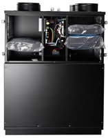 Système de pompe à chaleur moderne ultra-silencieux ERV 37/42 dB(A) Filtration F8 Inverter CC pour bureaux, hôtels, chambres et sous-sols