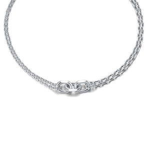 Collar de <span class=keywords><strong>cadena</strong></span> de moda personalizado chapado en oro de acero inoxidable no deslustrado al por mayor para mujer - Product Image 6
