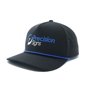 Gorra de Golf de 5 Paneles Personalizada, Impermeable, con Diseño de Espiga, Unisex, con Logotipo de Goma, Detalle de Cuerda e Impresión de Imagen - Product Image 2