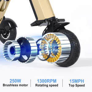 Triciclo Eléctrico TopMate <span class=keywords><strong>ES33</strong></span> 36V Ligero Plegable de 3 Ruedas, Scooter de Movilidad con Batería de Litio Extraíble, Llantas de 8 Pulgadas - Product Image 6