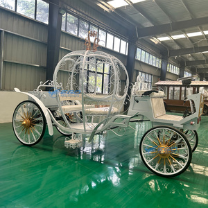 Chariots de mariage en forme de citrouille de Cendrillon à prix d'usine, calèches royales de Cendrillon pour princesse - Product Image 5