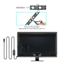 BPSK3 Ambient PC MacOS Rétro-éclairage pour Jeu Ordinateur Moniteur Immersion Gaming Bureau Sync RGB LED Bande Lumière Écran Décor Lumières