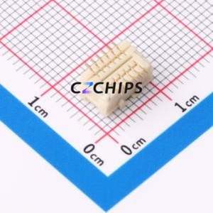 1WF02-424012-00001 Wire-to-Board Pin Header SMD,P=1mm Connector 2x6P 1mm Vertical Mount 12P - Product Image 2