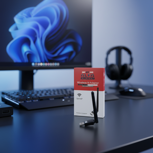 Adaptador WiFi Externo Inalámbrico <span class=keywords><strong>ALFA</strong></span> de Alta Calidad, <span class=keywords><strong>USB</strong></span> 2.0, 2.4GHz, 150Mbps, CE, Tarjeta de Red LAN, Controlador WiFi Realtek, para Uso en Servidores - Product Image 2