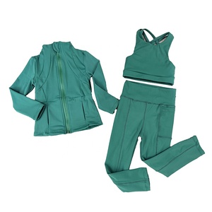Conjuntos de Yoga para Meninas DH OEM, Novo Estilo, Tecido Sólido Personalizado, Estilo Doce, Roupas de Verão para Crianças de 0 a 16 Anos, Conjuntos de Yoga para Meninas - Product Image 6