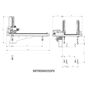 Nuevo Brazo Robótico Borunte BRTM09IDS5PC/FC de 5 Ejes con Servomotor de CA para Máquina de Moldeo por Inyección de Macetas de Plástico para Jardín - Product Image 3