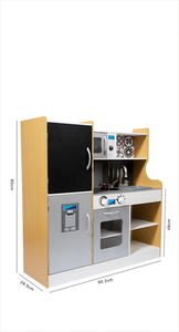 <span class=keywords><strong>Cucina</strong></span> Giocattolo <span class=keywords><strong>Montessori</strong></span> 2024 a Tre Ante con Effetti Sonori e Luminosi, Puzzle Educativo per <span class=keywords><strong>Bambini</strong></span>, Gioco di Ruolo Intelligente - Product Image 6