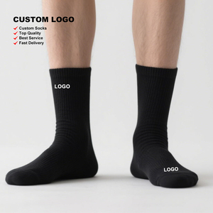 Whale Hot Sale Low MOQ Custom Logo <strong>Compression</strong> <strong>Socks</strong> Super <strong>Running</strong> Cycling Elite Athletic Crew Basketball Men Terry Sports <strong>Socks</strong> - Product Image 2