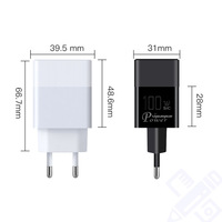 Pengisi Daya Cepat 100W GaN SiC PD dengan Satu Port USB C, Adaptor Pengisian Daya untuk Perjalanan, Colokan EU US UK AU untuk Laptop, Tablet, Ponsel