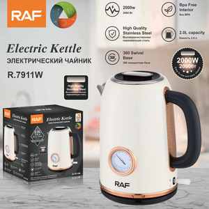 กาต้มน้ำไฟฟ้า RAF 2L แบบสองชั้น ผลิตจากสแตนเลสคุณภาพสูง สำหรับต้มน้ำ - Product Image 5