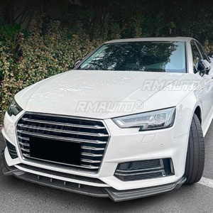 สปอยเลอร์กันชนหน้ารถยนต์ ดิฟฟิวเซอร์ ครอบกันชน ชุดแต่ง สำหรับ Audi A4 S4 B9 Sline 2017-2019 อุปกรณ์ตกแต่งรถยนต์ - Product Image 4