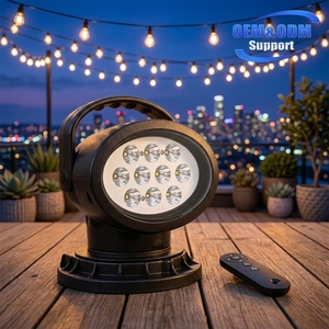 Faro LED Todoterreno Personalizado de 7 Pulgadas y 50 W, Resistente al Agua IP66, Rotación de 360 Grados, Control Remoto Inalámbrico, Base Magnética de 12 V, Lámpara Auxiliar para <span class=keywords><strong>ATV</strong></span>, Nuevo - Product Image 1