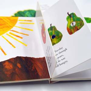 Livre de bord personnalisé d'usine l'impression de livre de <span class=keywords><strong>Caterpillar</strong></span> Eric Carle très affamée pour les enfants - Product Image 6