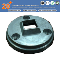 Services de fonderie BOSX, couvercle à bride en aluminium moulé sous pression ADC12 personnalisé, usiné CNC, pièce de rechange automobile/industrielle