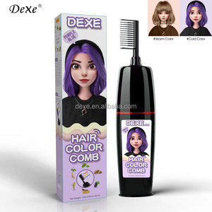 Shampoo Colorante DEXE con Pettine, 6 Colori: Marrone, Biondo, Nero, Copertura Efficace al 100% dei <span class=keywords><strong>Capelli</strong></span> Grigi e <span class=keywords><strong>Bianchi</strong></span> per Uomini e Donne, Uso Domestico - Product Image 3