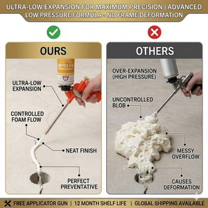 <span class=keywords><strong>Mousse</strong></span> d'étanchéité PU basse pression 500ml – <span class=keywords><strong>Mousse</strong></span> polyuréthane pour le remplissage précis des fissures de cadre de porte - Product Image 4