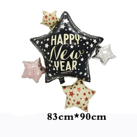 2024 Offre Spéciale bonne année imprimer Champagne bouteille ballons cadre Photo feuille ballon pour nouvel an ballon fête décoration
