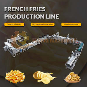 Máquina automática para hacer patatas fritas, línea de producción de patatas fritas a escala congelada - Product Image 2