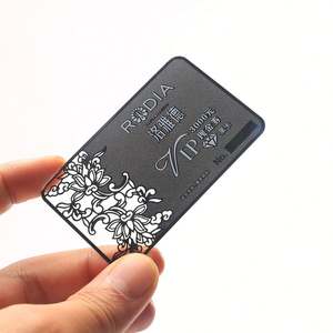 Nuevo Producto: Tarjeta de Presentación Metálica de 0.8 mm, Negro Mate - Product Image 3