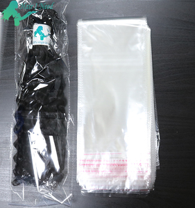 Sacchetti di Plastica Trasparenti in PE Buste Chiare per Extension di Capelli con Nastro Adesivo WPP - Product Image 3