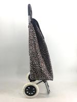 Nouveau gros imprimé léopard Personal Shopping Trolley avec sac