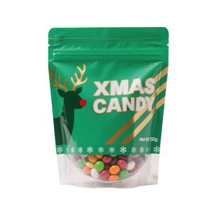 Bolsa <span class=keywords><strong>de</strong></span> dulces con impresión personalizada, bolsas <span class=keywords><strong>de</strong></span> pie biodegradables a prueba <span class=keywords><strong>de</strong></span> humedad, bolsa <span class=keywords><strong>de</strong></span> Mylar con cremallera para envasado <span class=keywords><strong>de</strong></span> alimentos - Product Image 2