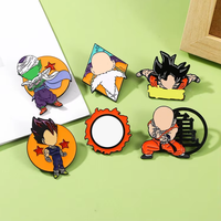 Accessoires de personnage de film animé classique en vrac, badges en métal, épingle de revers en émail mignon
