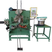 Machine automatique de fabrication de poignées en fil métallique pour seaux