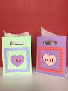 Mini Portapañuelos para el Día de San Valentín, Bolsas de Papel con <span class=keywords><strong>Frases</strong></span> Dulces y Corazón, Bolsas de Regalo Románticas para el Día de San Valentín - Product Image 2