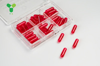 Capsules de gélatine vides de qualité pharmaceutique YS, 99,90 % de taux de remplissage, taille et couleur personnalisées