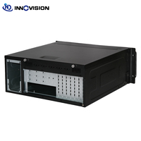 Boîtier d'ordinateur industriel en rack 4U de haute qualité 1.2mm Support Atx Board 3 5.25 CD-Rom Bay ATX Mini PSU redondant 4U IPC IPC470B