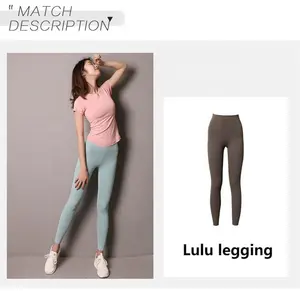 Спортивные леггинсы Lulu, 200 г/м2, леггинсы, 85%, полиамид, 15% спандекс, переработанная интерлок, ткань для штанов для йоги