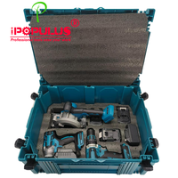Ensemble de perceuse électrique sans fil, outils de quincaillerie, clés à main, boîte à outils, kits d'outils