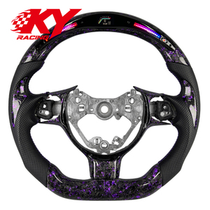 Accesorios interiores para Toyota86 GR86 GT86 GR Sport TRD, volante personalizado de fibra de carbono con pantalla LED para Subaru BRZ - Product Image 1