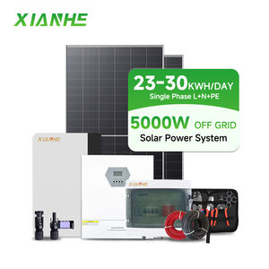 Kit de Sistema de Paneles Solares para el Hogar de 5kw 8kw 10kw Monofásico de 220v Fuera de la Red, Solar para Casa con <span class=keywords><strong>Inversor</strong></span> de Bajo Voltaje de 48v - Product Image 1