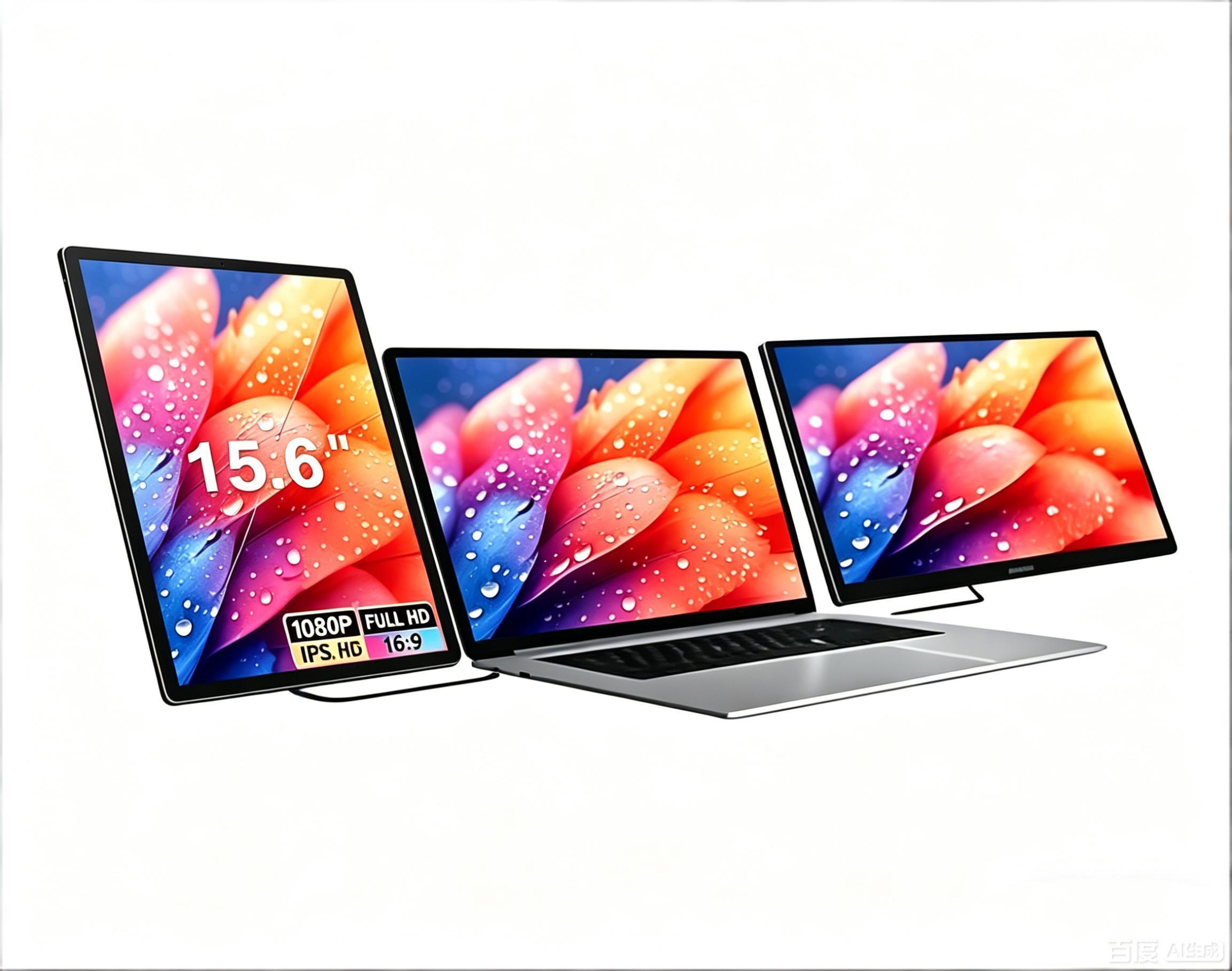 <strong>2026</strong> New Model S6 15.6 <strong>Inch</strong> <strong>Laptop</strong> Extender 1080P FHD IPS 120% SRGB Portable Monitor High Brightness 13"-<strong>17</strong>.3" <strong>Laptops</strong> Business