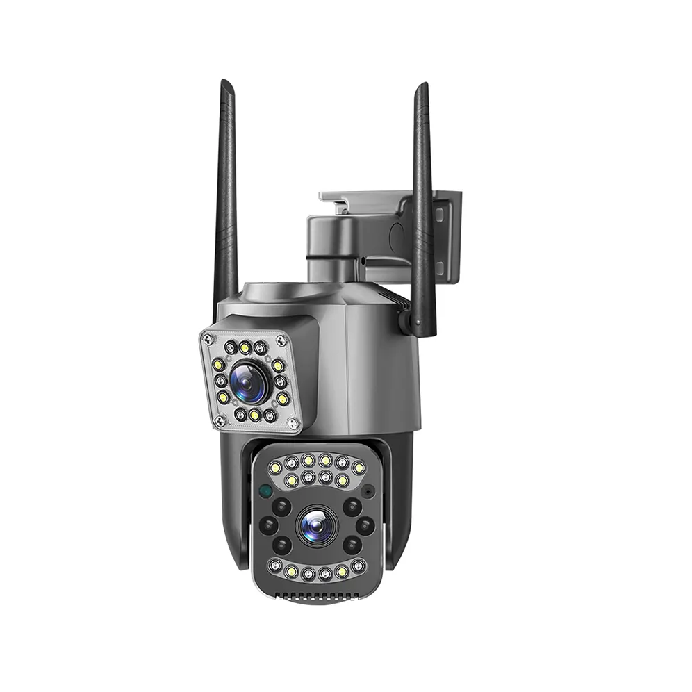 Bán buôn đôi-ống kính kép nguồn ánh sáng thông minh giám sát IP Camera 360 Wifi máy ảnh