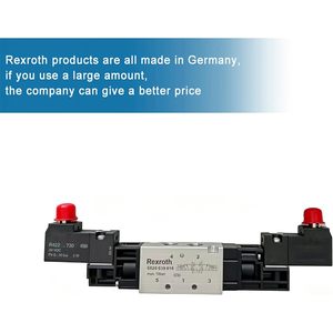 วาล์วนิวแมติกโซลินอยด์ 5 ทาง Rexroth 24V DC 10 บาร์ พอร์ตขนาด 1/4 นิ้ว - Product Image 3