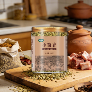 Semillas de Hinojo Enteras, Especias para Té Digestivo, Bebida de Invierno, Frasco Transparente, Productos de Hierbas Premium al por Mayor - Product Image 1