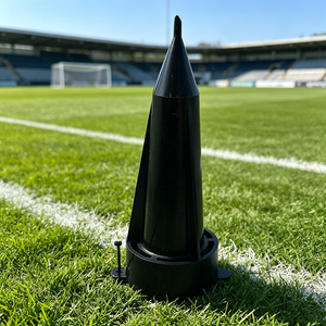 Base <span class=keywords><strong>de</strong></span> nailon para banderín <span class=keywords><strong>de</strong></span> esquina, soporte resistente para banderín <span class=keywords><strong>de</strong></span> fútbol, con pincho antivuelco para suelo, <span class=keywords><strong>nivel</strong></span> <span class=keywords><strong>profesional</strong></span> para entrenamiento y partidos al aire libre - Product Image 1