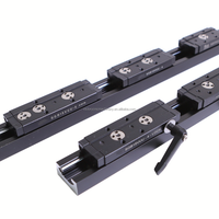 Rail de guidage linéaire carré en aluminium SGR15V de 1000 mm de longueur, rail de guidage linéaire double axe intégré pour tiroir