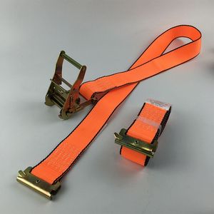 Sangles d'arrimage à cliquet E-Track <span class=keywords><strong>2</strong></span>''x 4400lbs personnalisées en gros pour la logistique et le chargement de remorques - Product Image 5