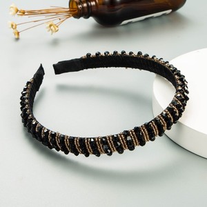 Diadema hecha a mano a la moda con diamantes de imitación de cristal para <span class=keywords><strong>mujer</strong></span> ostentosa de lujo al por mayor para chica adolescente - Product Image 5
