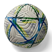 Ballon de football professionnel pour jeunes, personnalisable, léger, en caoutchouc, poids officiel, PVC 4/3, cousu à la machine, mini ballons de football